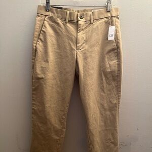 GAP Khakis Chino Pants Men’s Size 29/30 Slim Fit NWT Flat Front Pockets Classic